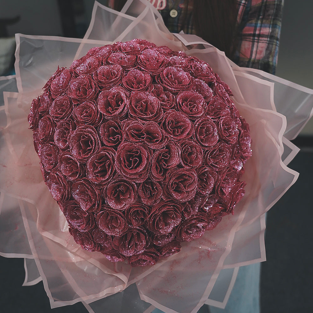 Glittery Rose Bouquet