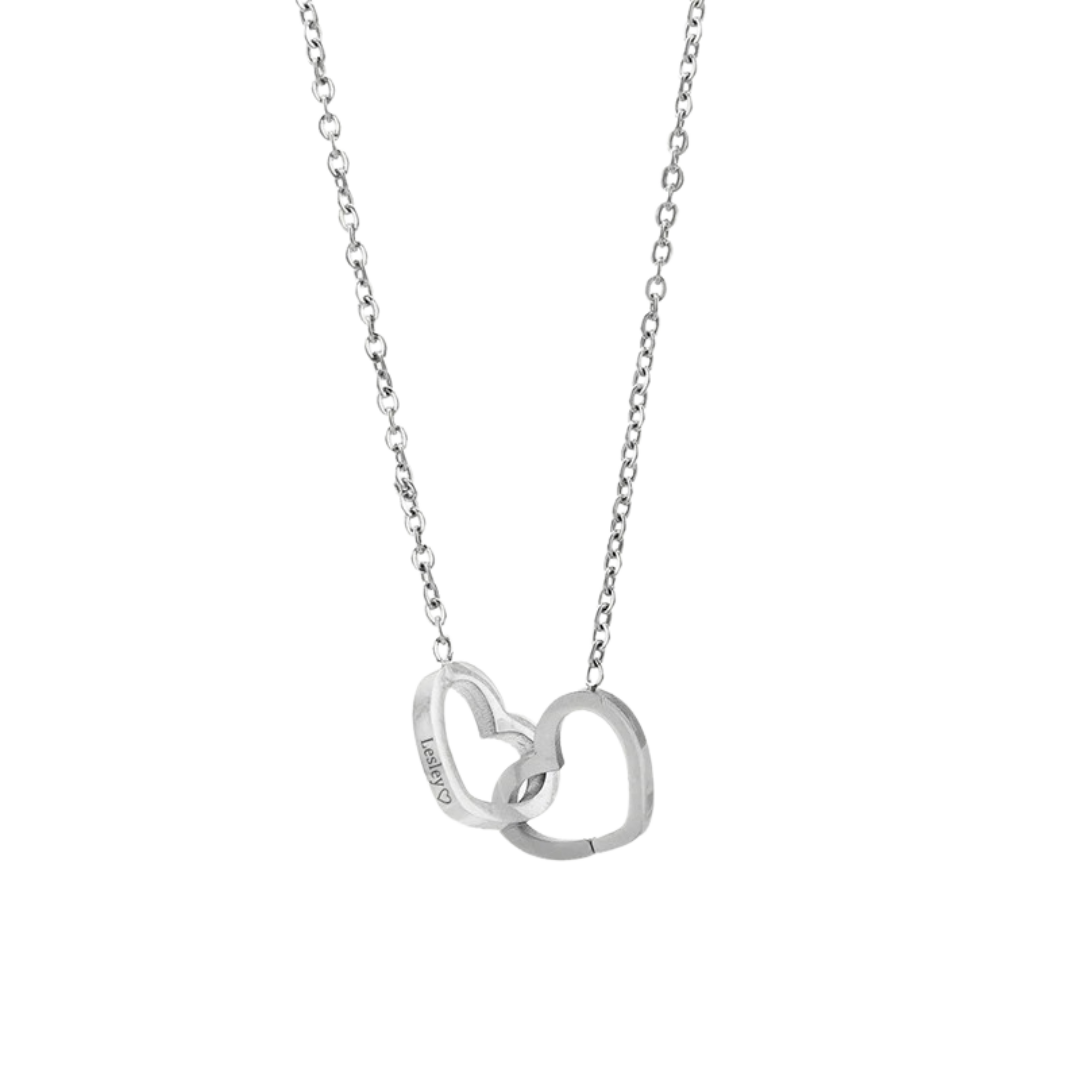 Double Heart Necklace