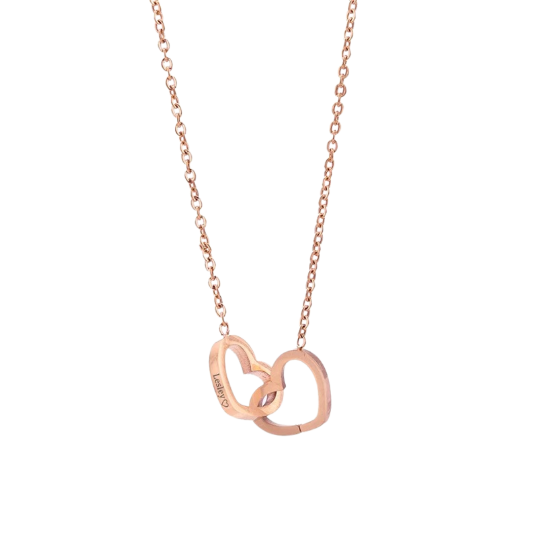 Double Heart Necklace